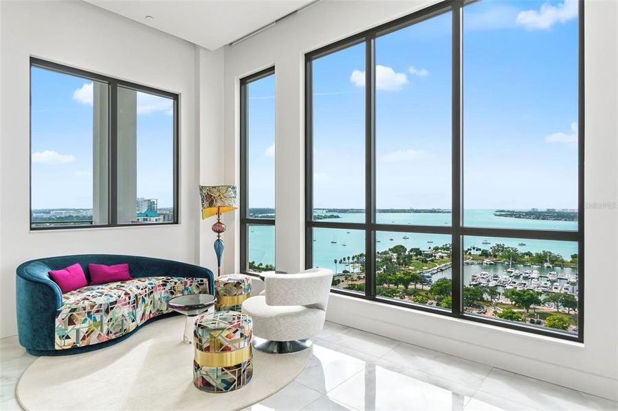 Furnished interior view inside a new home in , Sarasota (Image 15). Furnished interior view inside a new home in , Sarasota (Image 15).