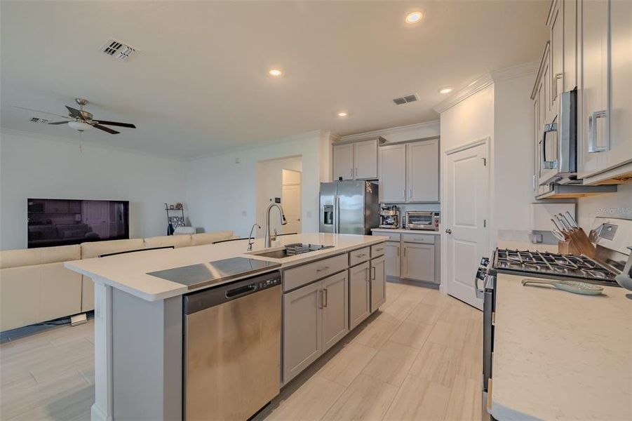 Furnished interior view inside a new home in Prosperity Lakes, Parrish (Image 10).