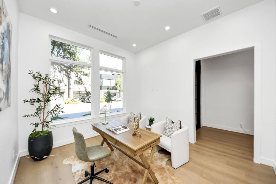 Furnished interior view inside a new home in , Houston (Image 20).