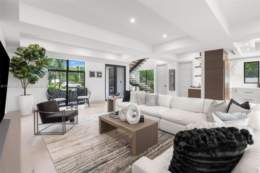 Furnished interior view inside a new home in , Delray Beach (Image 15).