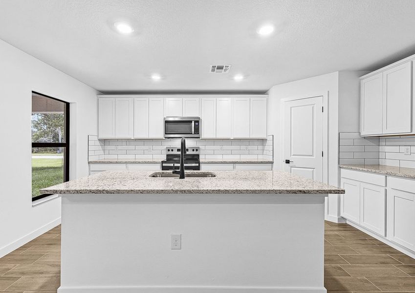 Each kitchen comes complete with stainless-steel appliances Each kitchen comes complete with stainless-steel appliances
