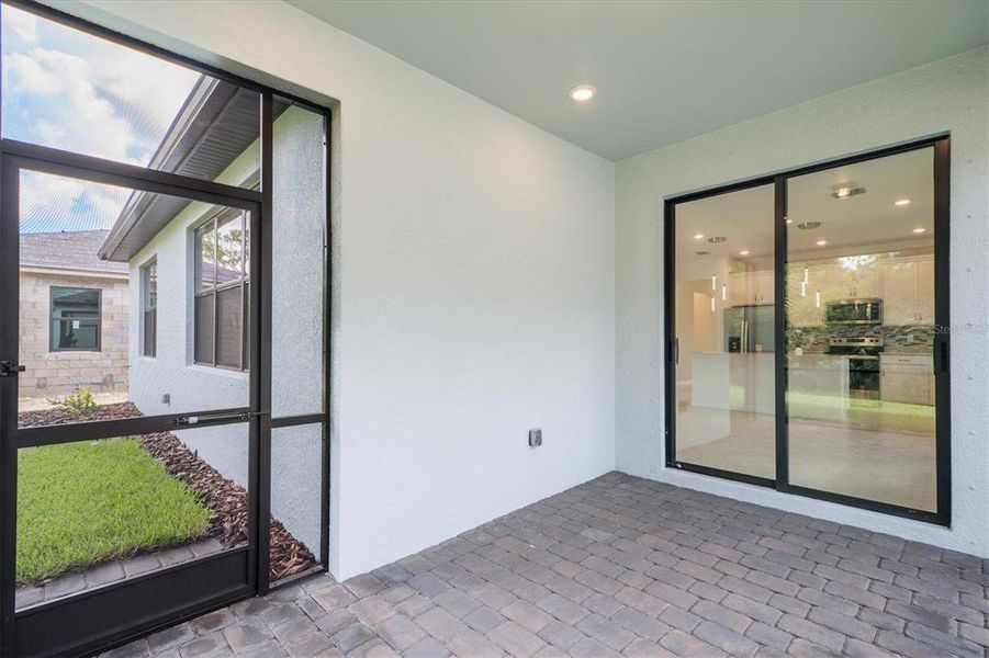 Exterior details and patio area of a home in , North Port (Image 28). Exterior details and patio area of a home in , North Port (Image 28).