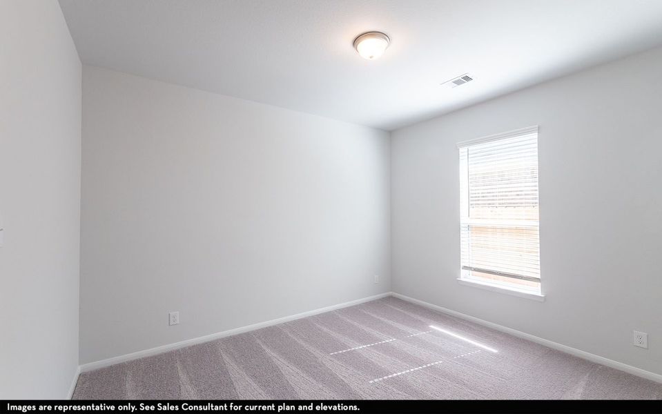 Representative unfurnished interior of a home built from the Montauk by CastleRock Communities in Hughes Landing, Dickinson (Image 11).