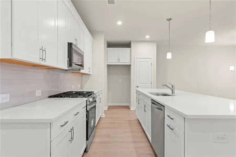 Furnished interior view inside a new home in The Village at Shallowford, Kennesaw (Image 6).