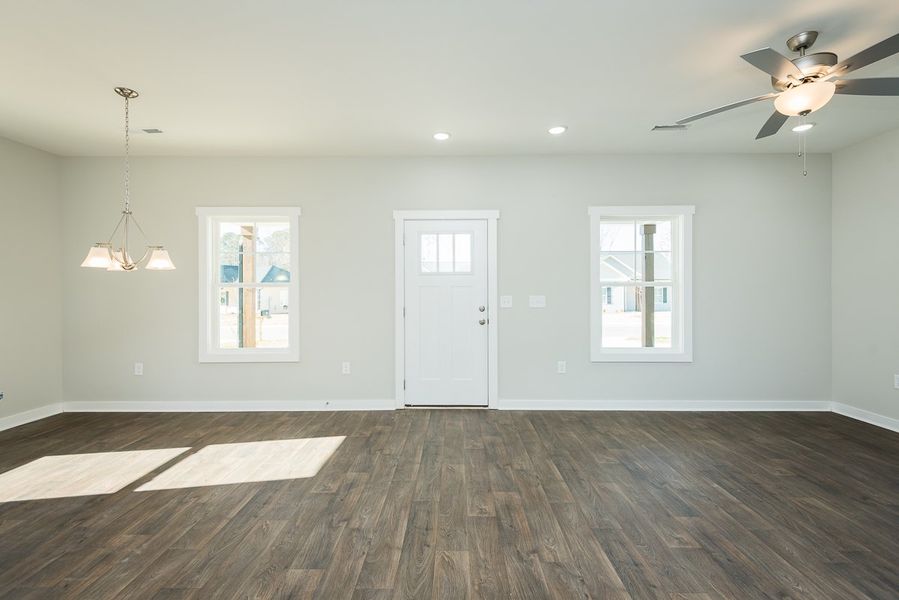 Representative unfurnished interior of a home built from the Thomas by Foundation Home Builders LLC in Pinnix Loop, Burlington (Image 22).