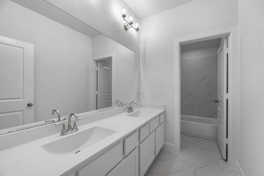 Furnished interior view inside a new home in Sienna, Missouri City (Image 10). Furnished interior view inside a new home in Sienna, Missouri City (Image 10).