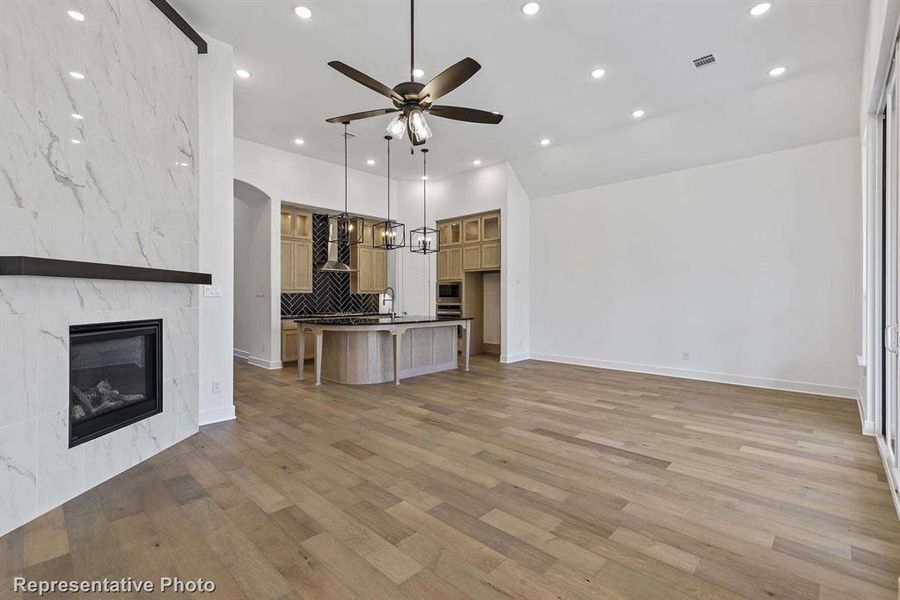 Family Room/Dining Room (Representative Photo)