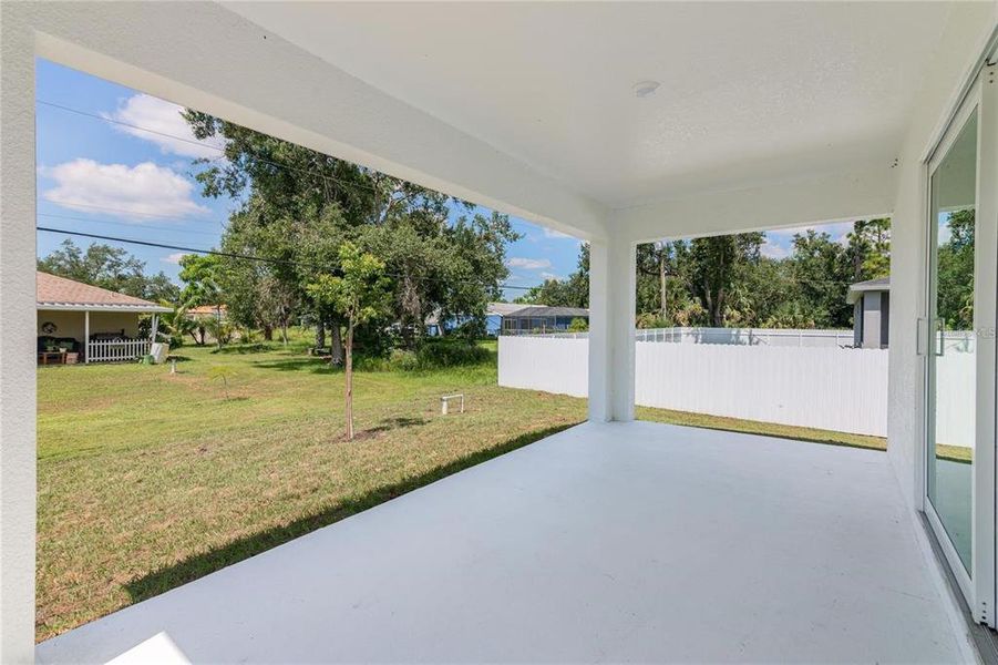 Exterior details and patio area of a home in , North Port (Image 3). Exterior details and patio area of a home in , North Port (Image 3).