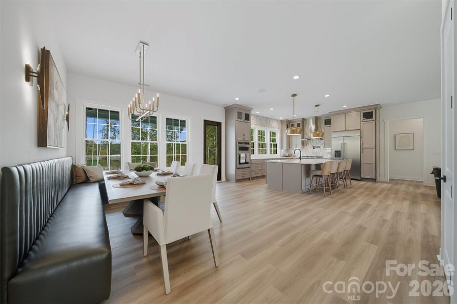 Furnished interior view inside a new home in , Granite Falls (Image 13).