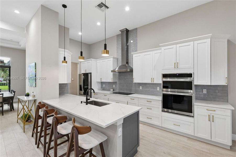 Furnished interior view inside a new home in , Naples (Image 27).