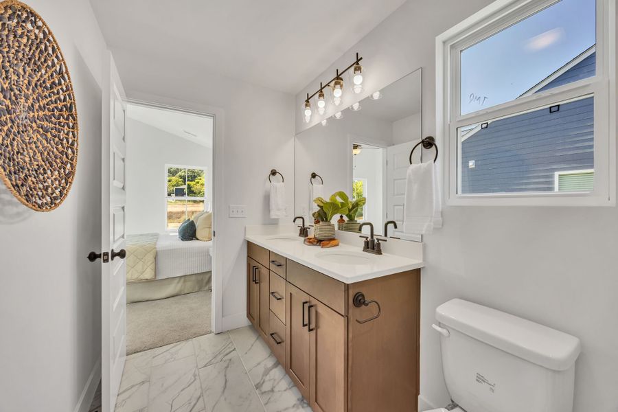 Representative furnished interior of a home built from the Fontaine by Parkside Builders in The Parks of Mill Town, Chattanooga (Image 28).