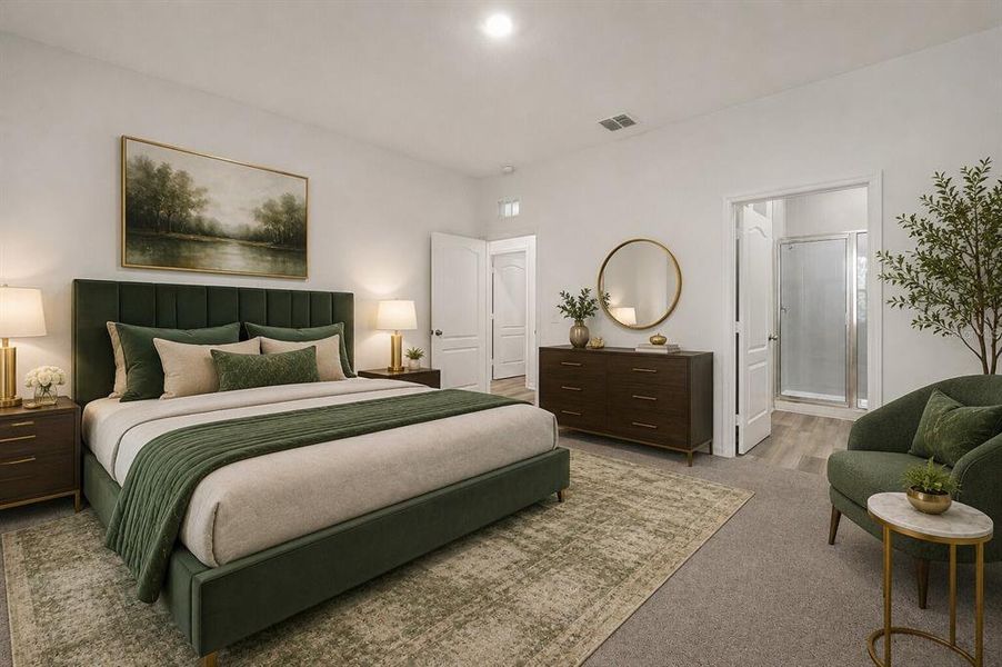Furnished interior view inside a new home in , Poinciana (Image 12).