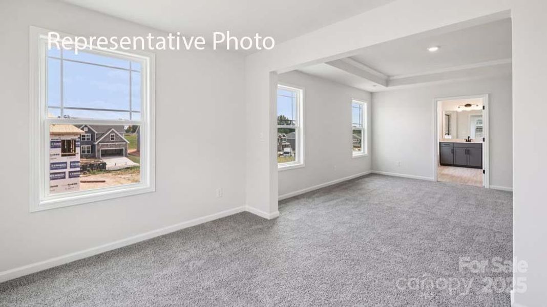 Spacious, unfurnished interior of a new home in Sanctuary at Southgate, Indian Trail (Image 17).
