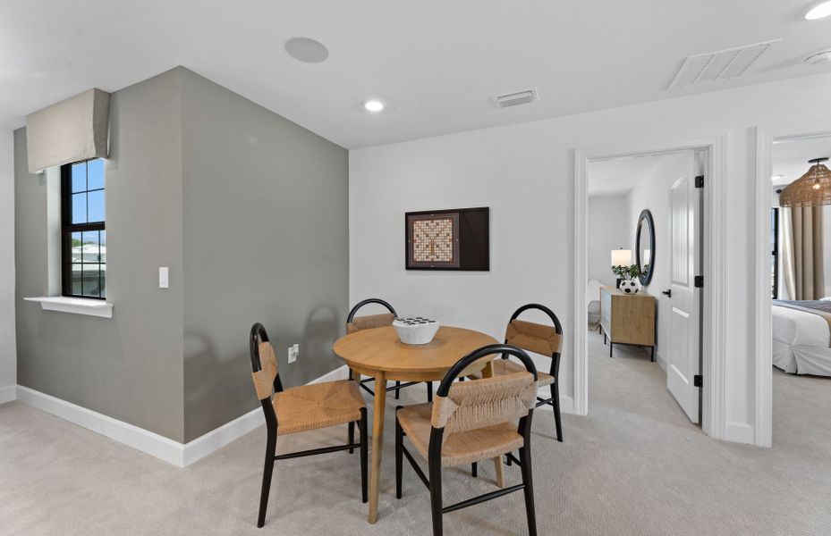 Loft space, great area for a home office set up