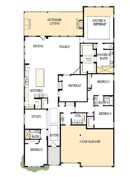 The success of a floorplan is the way you can move through it…You’ll be amazed at how well this home lives…We call it traffic patterns.