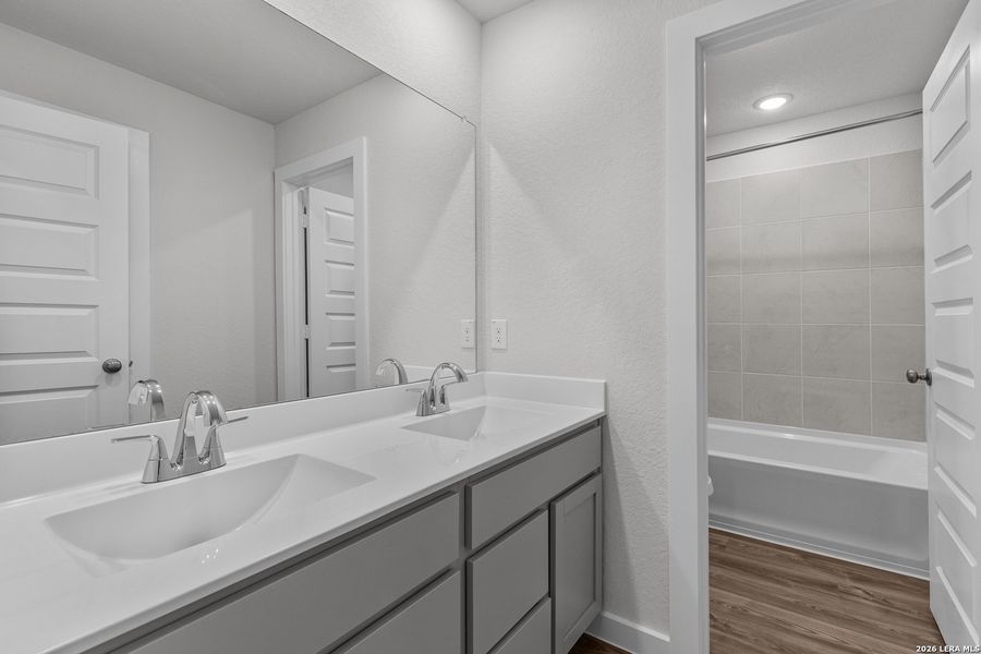 Furnished interior view inside a new home in Applewhite Meadows, San Antonio (Image 8).