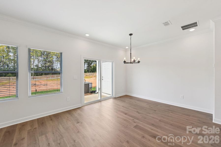 Photo is not of the actual home, but is an inspirational photo of builder’s model home and may depict options, furnishings, and/or decorator features that are not included