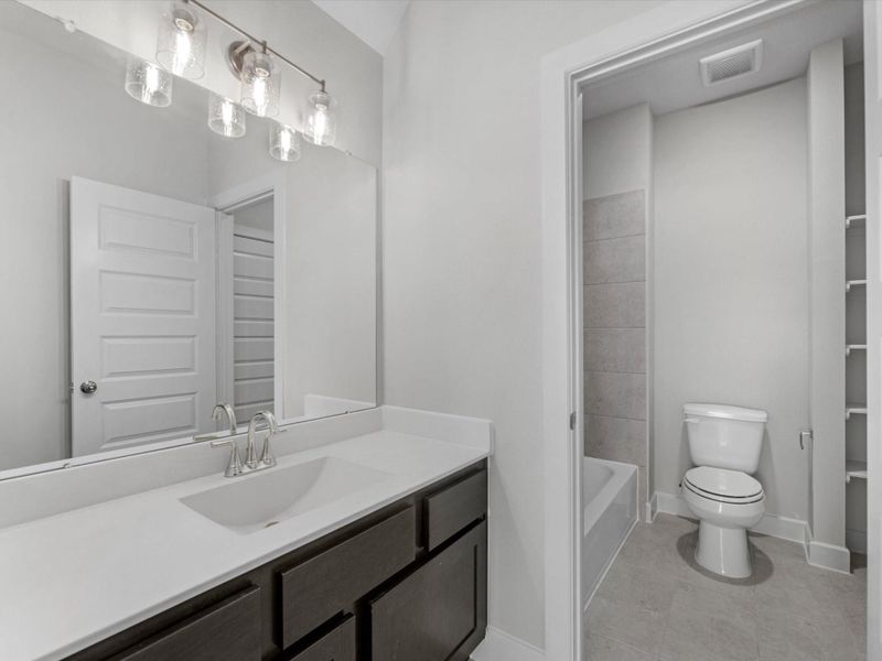 Furnished interior view inside a new home in COLTON®, Todd Mission (Image 6).