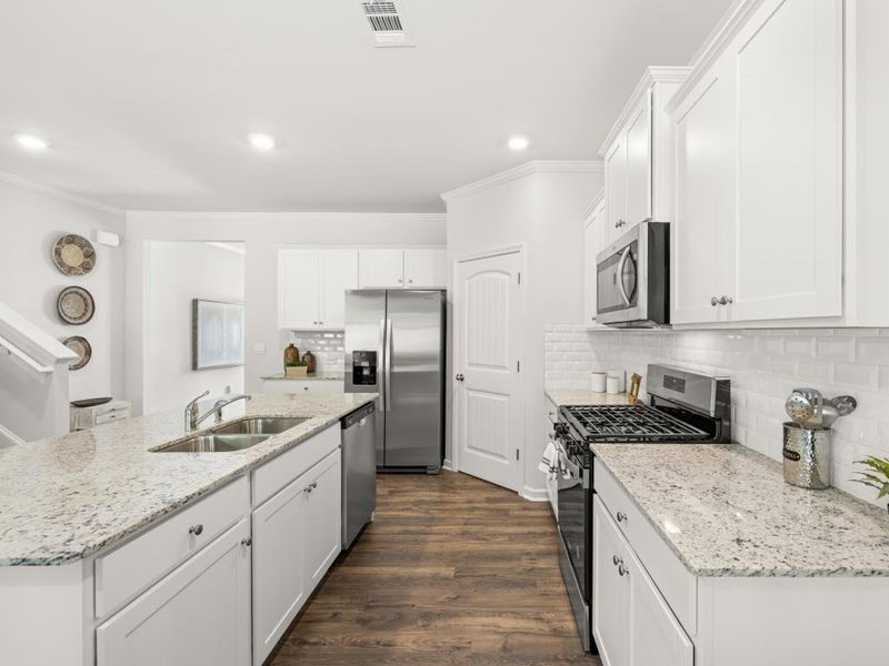 Furnished interior view inside a new home in Parkside at Carter Grove, Cartersville (Image 47). Furnished interior view inside a new home in Parkside at Carter Grove, Cartersville (Image 47).