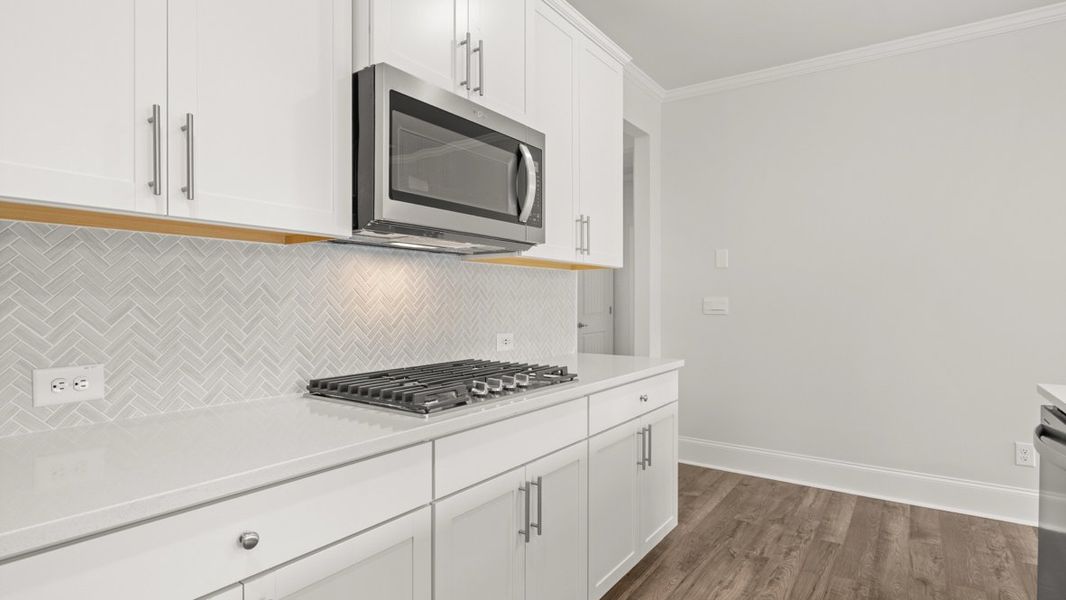 Representative furnished interior of a home built from the Caliborne by D.R. Horton in Hamptons at Riverwood North, Dallas (Image 7).