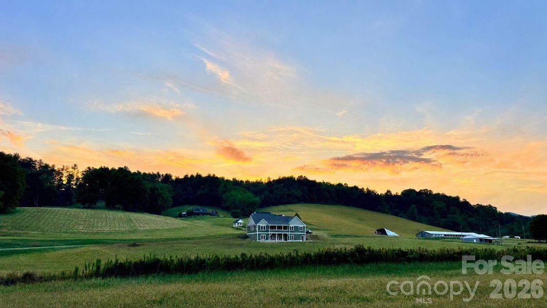 1060 California Creek Rd, set in the rolling hills of Mars Hill.