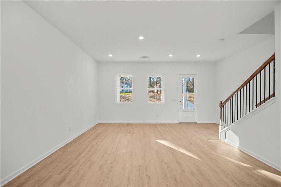 Spacious, unfurnished interior of a new home in , Atlanta (Image 15). Spacious, unfurnished interior of a new home in , Atlanta (Image 15).