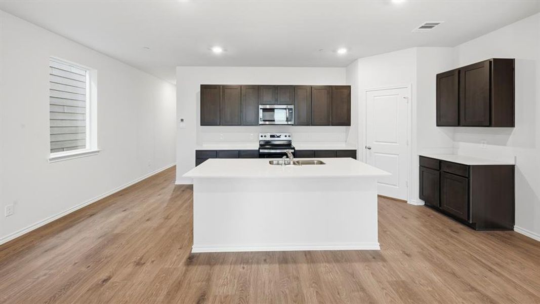 Furnished interior view inside a new home in Arbor Trails South, Princeton (Image 6).