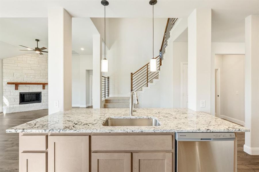 Furnished interior view inside a new home in Hulen Trails Classic 50, Fort Worth (Image 18). Furnished interior view inside a new home in Hulen Trails Classic 50, Fort Worth (Image 18).