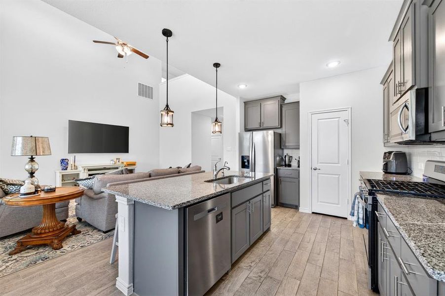 Furnished interior view inside a new home in , Fort Worth (Image 18).