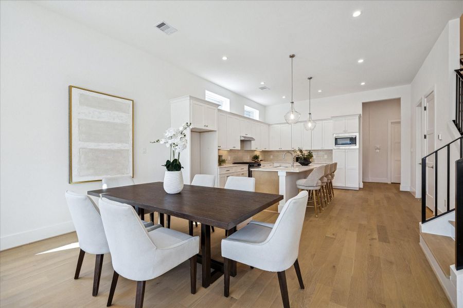 Furnished interior view inside a new home in , Houston (Image 10).
