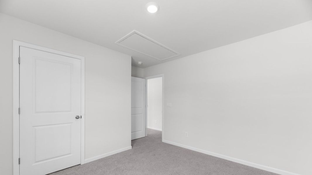 Spacious, unfurnished interior of a new home in Beaver Dam Crossing, Bailey (Image 26). Spacious, unfurnished interior of a new home in Beaver Dam Crossing, Bailey (Image 26).