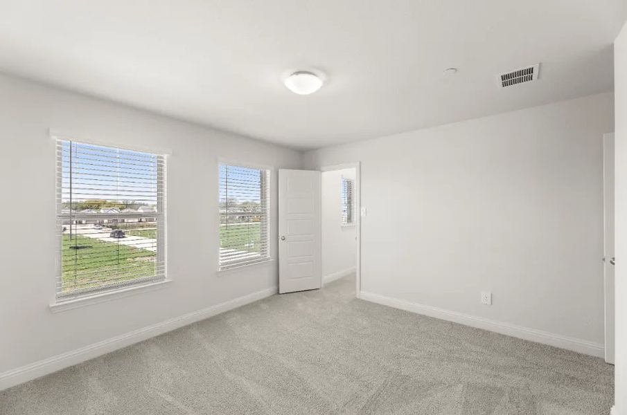 Front exterior of a new home in Sereno Oaks at Buckner Terrace, Dallas, TX, highlighting curb appeal (Image 18).