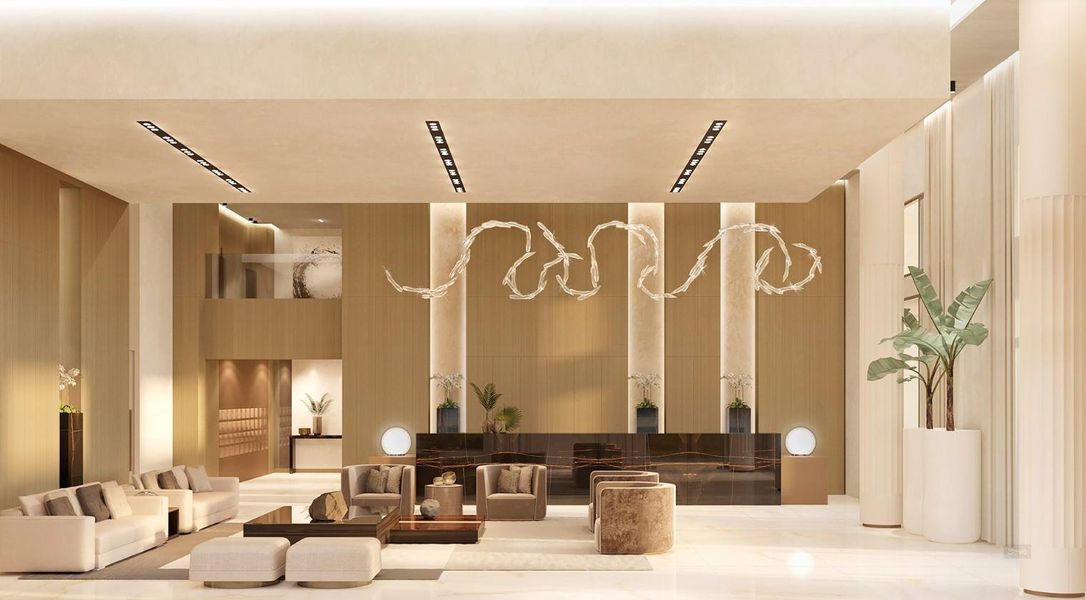 Furnished interior view inside a new home in , Hollywood (Image 8).