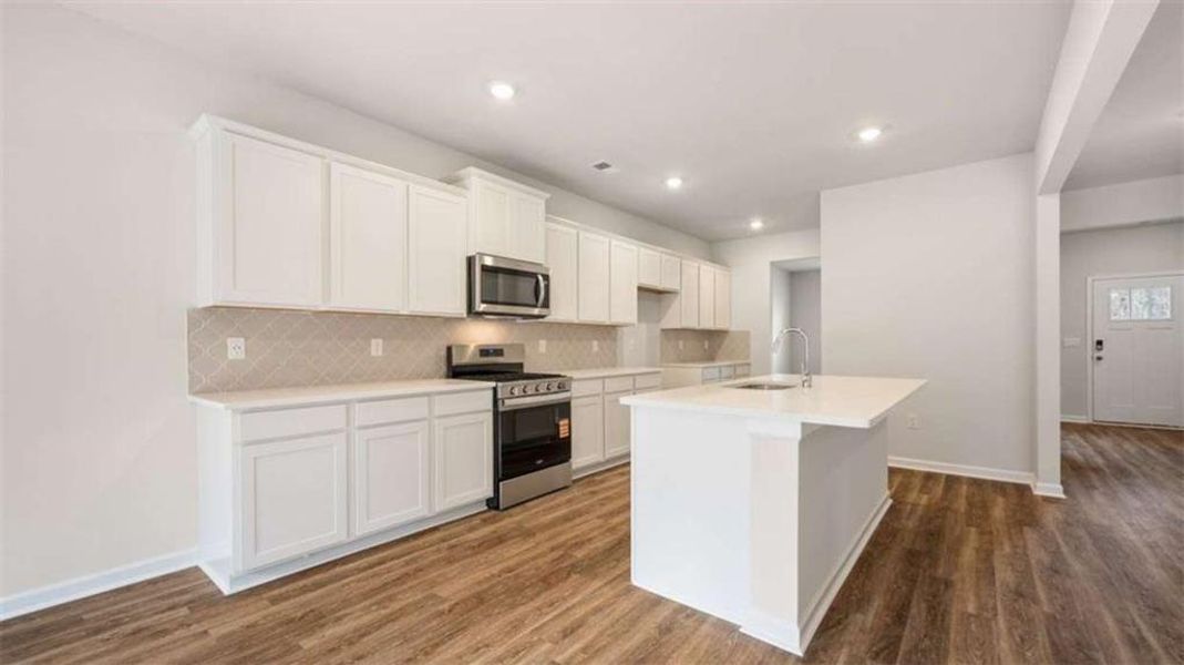 Furnished interior view inside a new home in Brooks Station, Dacula (Image 7).
