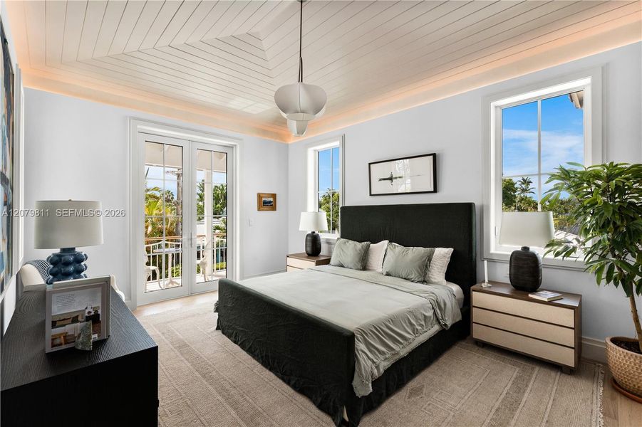 Furnished interior view inside a new home in , Key Biscayne (Image 31). Furnished interior view inside a new home in , Key Biscayne (Image 31).