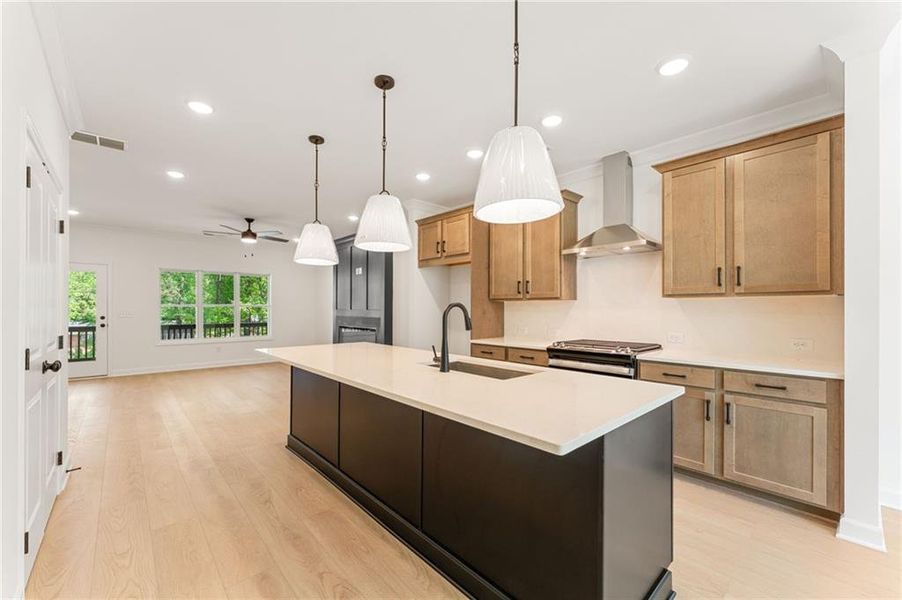 Furnished interior view inside a new home in Townes at South Main, Kennesaw (Image 6).