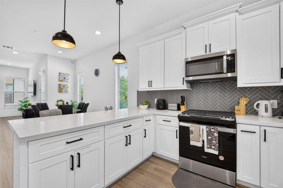 Furnished interior view inside a new home in , Houston (Image 10).