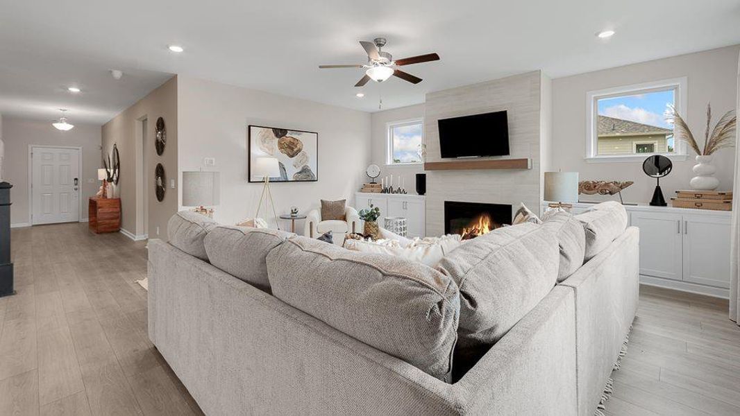 Furnished interior view inside a new home in Stratford Hills, Ball Ground (Image 22).