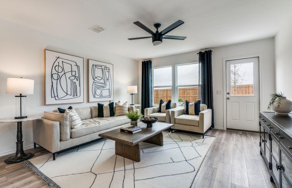 Furnished interior view inside a new home in Windcress, Cove (Image 11).