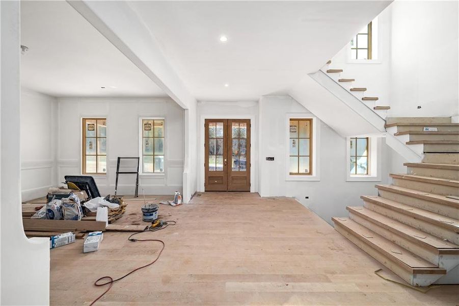 In-progress construction of a new home in , Milton, GA (Image 18).