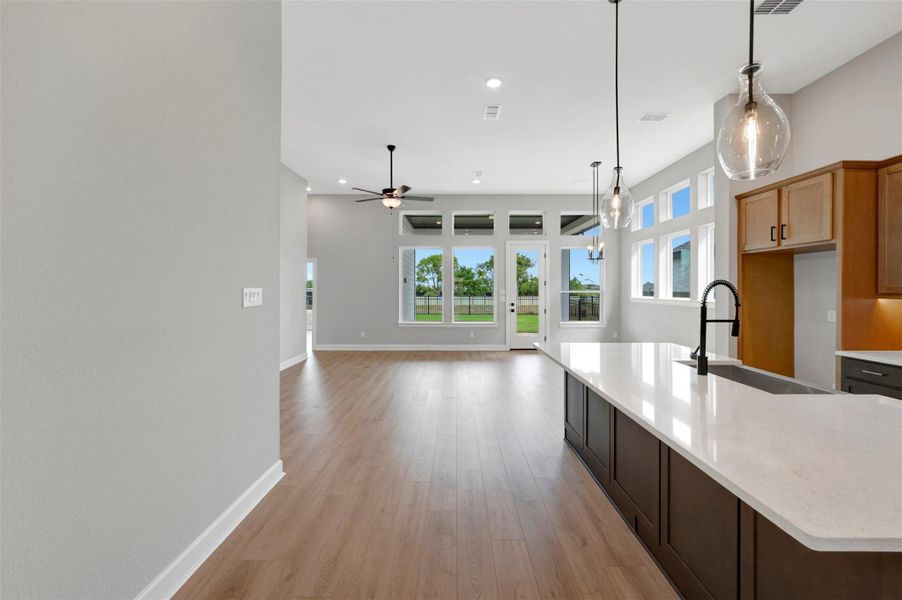 Furnished interior view inside a new home in Pomona - Reserve Collection, Manvel (Image 11).
