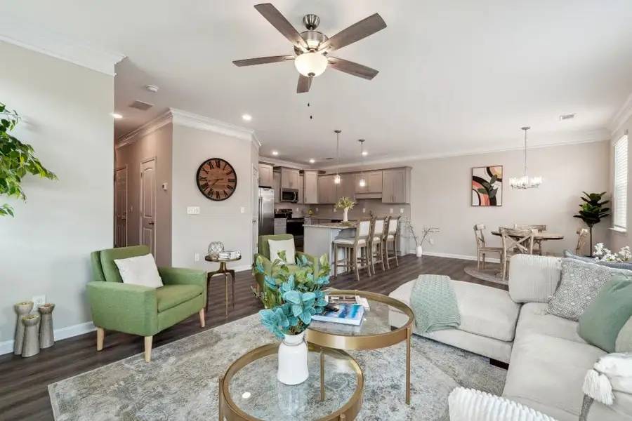 Furnished interior view inside a new home in , Douglasville (Image 3). Furnished interior view inside a new home in , Douglasville (Image 3).