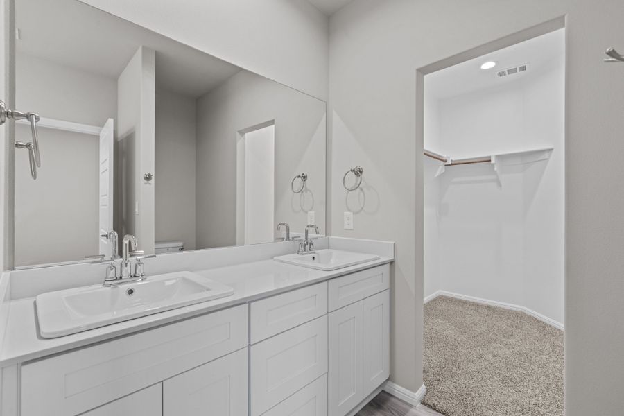 Representative furnished interior of a home built from the Starkville by D.R. Horton in Yukon Ridge, Odessa (Image 8). Representative furnished interior of a home built from the Starkville by D.R. Horton in Yukon Ridge, Odessa (Image 8).