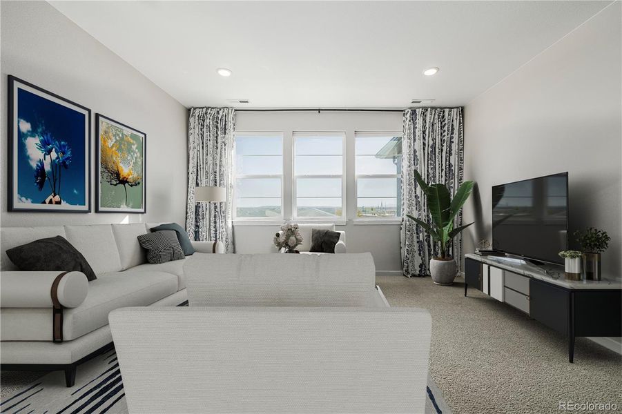 Furnished interior view inside a new home in , Aurora (Image 14).