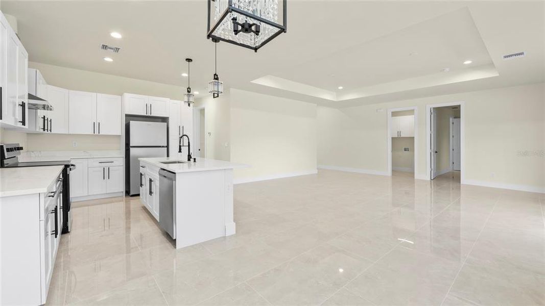 Furnished interior view inside a new home in , Punta Gorda (Image 9).