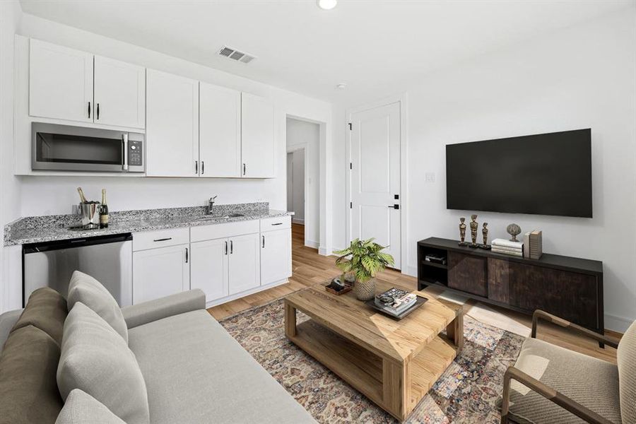 Furnished interior view inside a new home in Heritage Ranch, Sherman (Image 12).