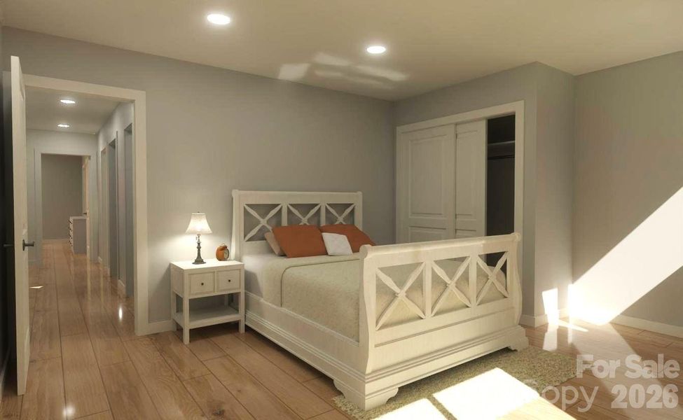 Furnished interior view inside a new home in , Hickory (Image 5).