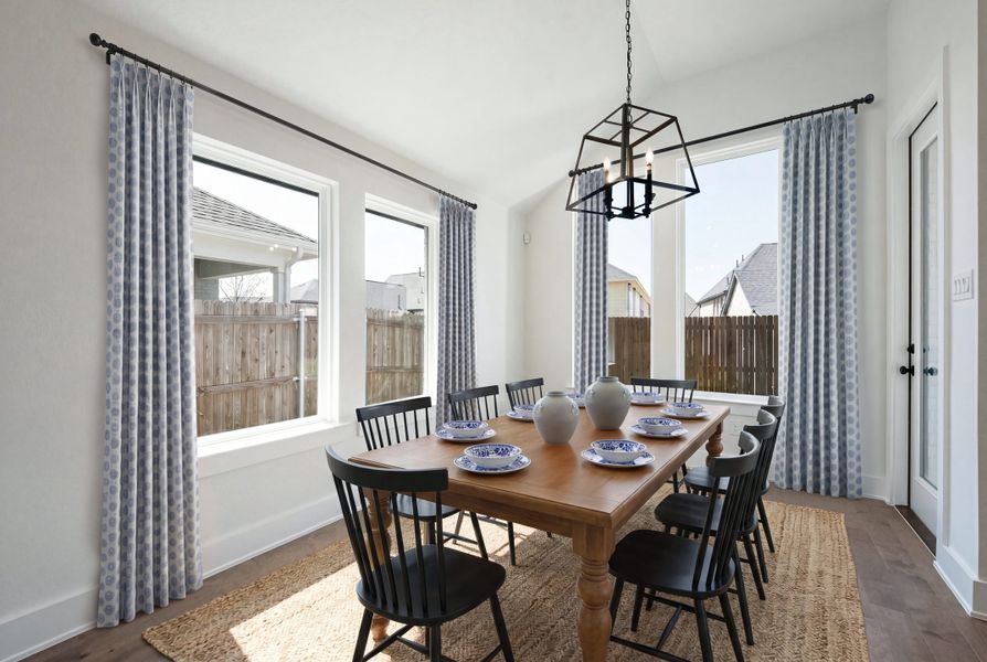 Furnished interior view inside a new home in Tavolo Park, Fort Worth (Image 15).