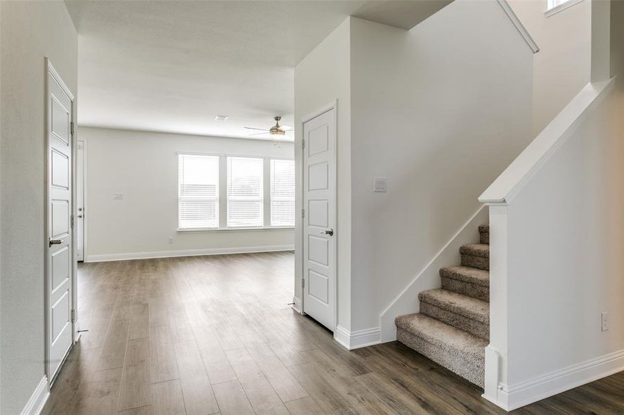 Spacious, unfurnished interior of a new home in The Preserve, Justin (Image 31).
