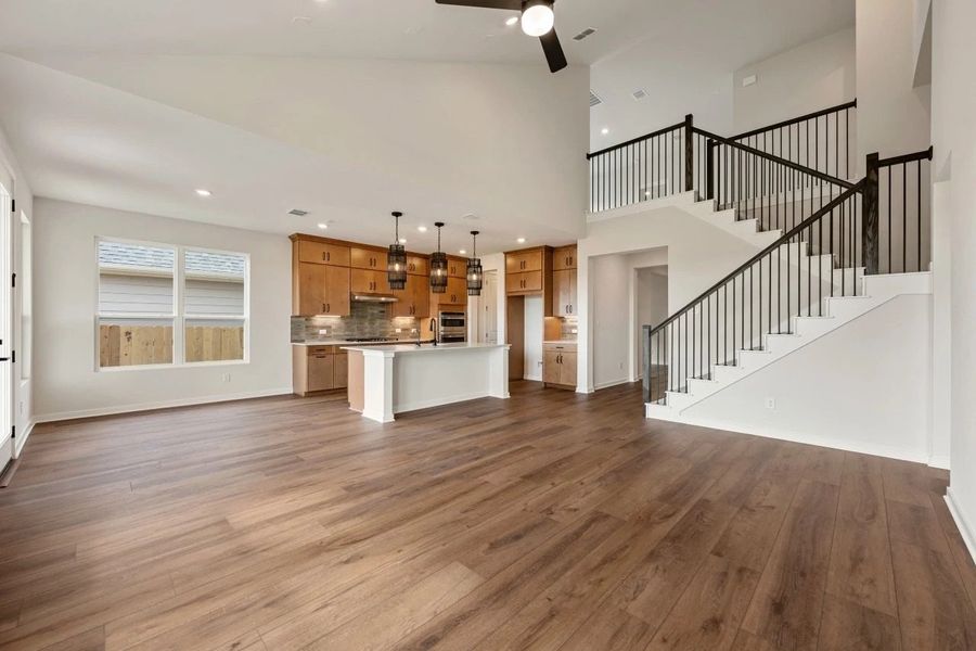Spacious, unfurnished interior of a new home in The Trails at Carmel, Pflugerville (Image 14). Spacious, unfurnished interior of a new home in The Trails at Carmel, Pflugerville (Image 14).